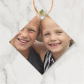 Erstellen Sie Ihr eigenes Foto Geschenkanhänger (Rückseite)