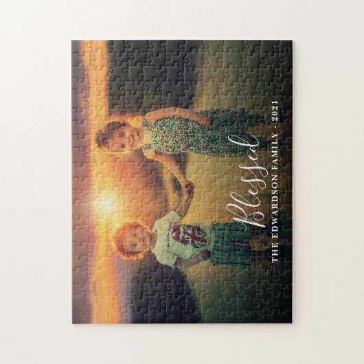 Erstellen Sie Ihr eigenes Foto Gesegnetes Skript Puzzle (Vertikal)