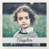 Erstellen Sie Ihr eigenes Foto Glasuntersetzer (Vorderseite)