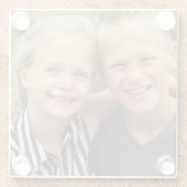 Erstellen Sie Ihr eigenes Foto Glasuntersetzer (Rückseite)