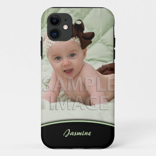 Erstellen Sie Ihr eigenes Foto Green Edge iPhone5 Case-Mate iPhone Hülle (Rückseite)