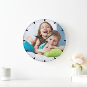 Erstellen Sie Ihr eigenes Foto Große Wanduhr (Zuhause)