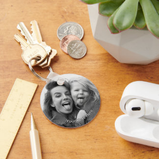 Erstellen Sie Ihr eigenes Foto individuell DIY Gra Schlüsselanhänger