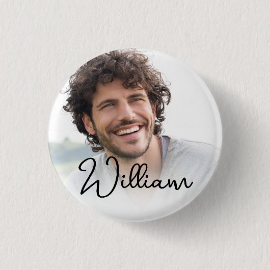 Erstellen Sie Ihr eigenes Foto individuelles Bild  Button (Vorderseite)