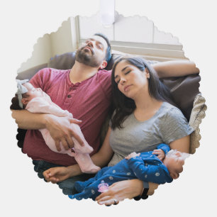 Erstellen Sie Ihr eigenes Foto individuelles Bild  Ornament Karte