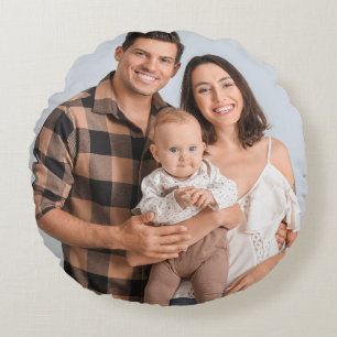 Erstellen Sie Ihr eigenes Foto individuelles Bild  Rundes Kissen