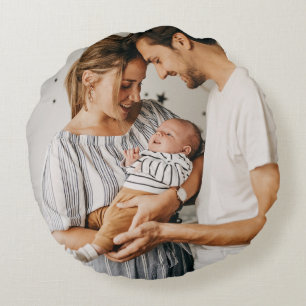 Erstellen Sie Ihr eigenes Foto individuelles Bild  Rundes Kissen