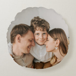 Erstellen Sie Ihr eigenes Foto individuelles Bild  Rundes Kissen