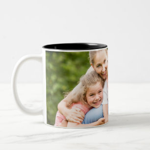 Erstellen Sie Ihr eigenes Foto individuelles Bild Zweifarbige Tasse