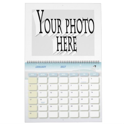 ERSTELLEN SIE IHR EIGENES FOTO KALENDER (Jan 2027)