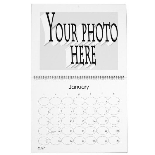 ERSTELLEN SIE IHR EIGENES FOTO KALENDER (Jan 2027)