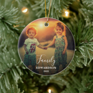Erstellen Sie Ihr eigenes Foto Keramik Ornament