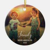 Erstellen Sie Ihr eigenes Foto Keramik Ornament (Vorne)