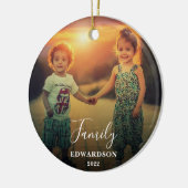 Erstellen Sie Ihr eigenes Foto Keramik Ornament (Links)