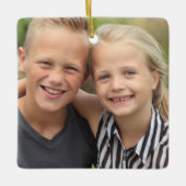Erstellen Sie Ihr eigenes Foto Keramikornament (Vorderseite)