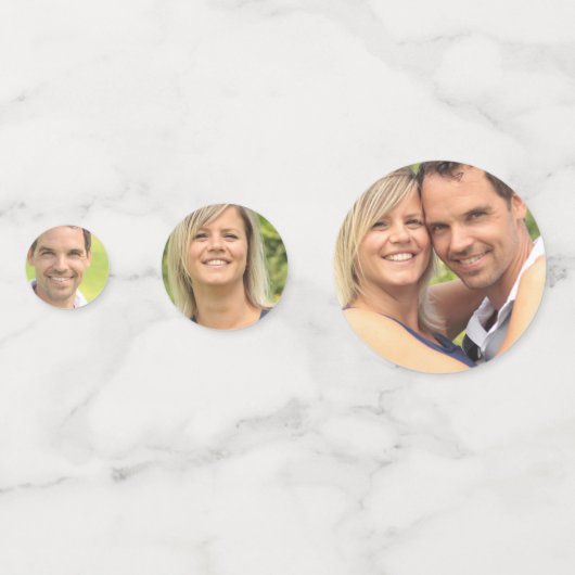 Erstellen Sie Ihr eigenes Foto Konfetti (Rückseiten)