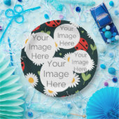 erstellen Sie Ihr eigenes Foto ladybug ladybird pa Pappteller (Party)