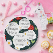 erstellen Sie Ihr eigenes Foto ladybug ladybird pa Pappteller (Party)