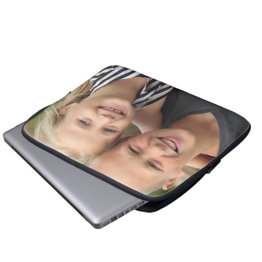 Erstellen Sie Ihr eigenes Foto Laptopschutzhülle (Vorne Knopf)