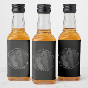 Erstellen Sie Ihr eigenes Foto Liquor Flasche Hoch Alkoholflaschenetikett