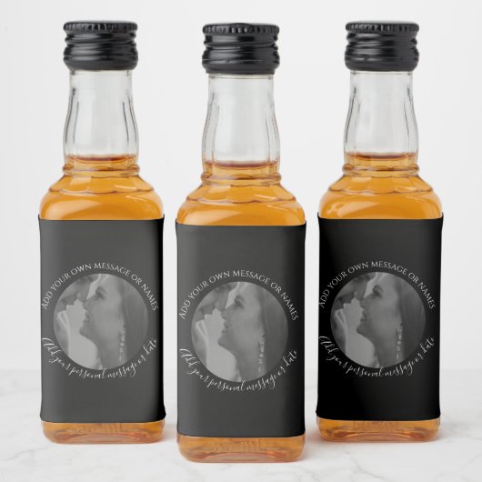 Erstellen Sie Ihr eigenes Foto Liquor Flasche Hoch Alkoholflaschenetikett (Flaschen)