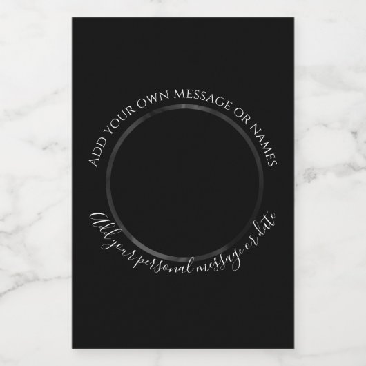 Erstellen Sie Ihr eigenes Foto Mini Weinflasche Ho Weinetikett (Einzelnes Label)