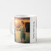 Erstellen Sie Ihr eigenes Foto mit Monogramm Kaffeetasse (Vorderseite Links)