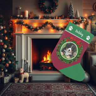 Erstellen Sie Ihr eigenes Foto mit Monogramm Weihn Kleiner Weihnachtsstrumpf