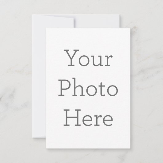 8.89 cm x 12.7 cm Flache Dankeskarte (Vorderseite)