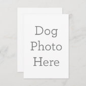 8,89 cm x 12,7 cm Flache Dankeskarte (Vorne/Hinten)