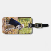 Erstellen Sie Ihr eigenes Foto Moderne Gepäckmarke Gepäckanhänger (Vorderseite horizontal)