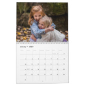 Erstellen Sie Ihr eigenes Foto - Modernes Script 2 Kalender (Jan 2027)