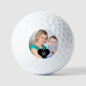 Erstellen Sie Ihr eigenes Foto-Monogramm-Initial Golfball (Vorderseite)