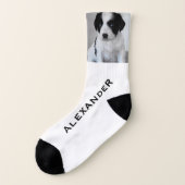 Erstellen Sie Ihr eigenes Foto-Monogramm Socken (Links - Außen)
