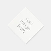 Erstellen Sie Ihr eigenes Foto Napkin-Papier Serviette (Ecke)