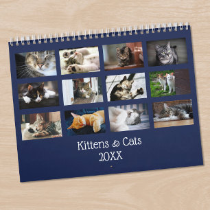 Erstellen Sie Ihr eigenes Foto Navy Blue Cover 202 Kalender