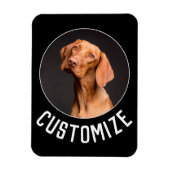 Erstellen Sie Ihr eigenes Foto oder Bild und Text Magnet (Vertikal)