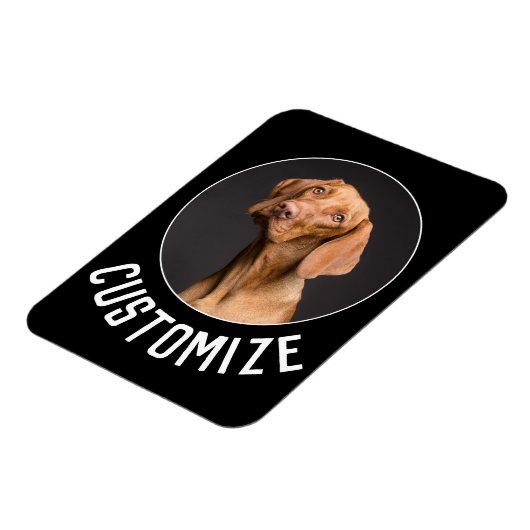 Erstellen Sie Ihr eigenes Foto oder Bild und Text Magnet (Linke Seite)