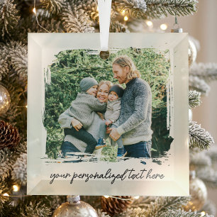 Erstellen Sie Ihr eigenes Foto Ornament Aus Glas