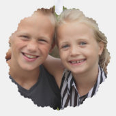 Erstellen Sie Ihr eigenes Foto Ornament Karte (Rückseite)