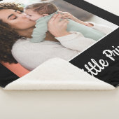 Erstellen Sie Ihr eigenes Foto Personalisiert Blac Sherpadecke (3/4)