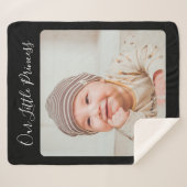 Erstellen Sie Ihr eigenes Foto Personalisiert Blac Sherpadecke (Vorderseite (Horizontal))