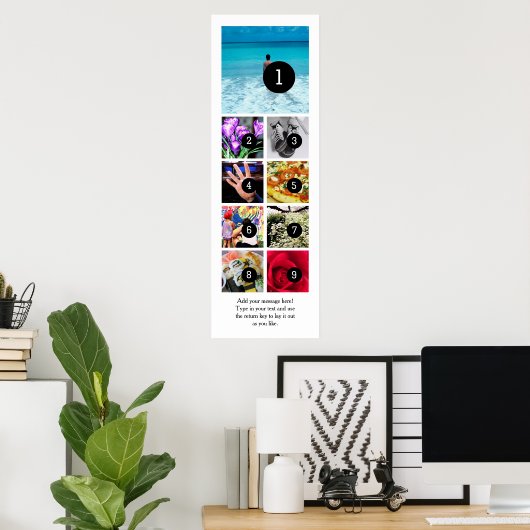 Erstellen Sie Ihr eigenes Foto Poster mit 9 Bilder (Heimbüro)