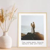 Erstellen Sie Ihr eigenes Foto-Poster Poster