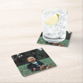 Erstellen Sie Ihr eigenes Foto Rechteckiger Pappuntersetzer (Vor Ort)