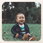 Erstellen Sie Ihr eigenes Foto Rechteckiger Pappuntersetzer (Vorderseite)