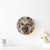 Erstellen Sie Ihr eigenes Foto Runde Wanduhr (Zuhause)