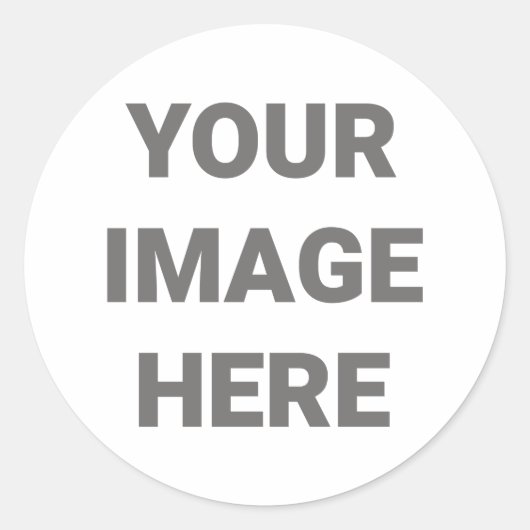 Erstellen Sie Ihr eigenes Foto Runder Aufkleber (Vorderseite)