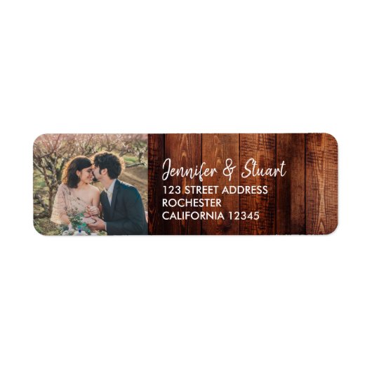 Erstellen Sie Ihr eigenes Foto rustikale Holzverhe (Vorne)