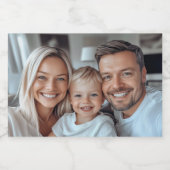 Erstellen Sie Ihr eigenes Foto Schaumweinetikett (Einzelnes Label)